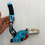 Blue Hydraulic Hand Brake Lever Racing E-Brake Drift Sports Modified Handbrake Refitted Competitive Lever Gear Hand Brake Aluminum Alloy Hydraulic Car Handbrake-1PC