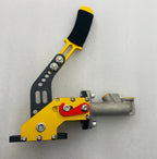 Yellow Hydraulic Hand Brake Lever Racing E-Brake Drift Sports Modified Handbrake Refitted Competitive Lever Gear Hand Brake Aluminum Alloy Hydraulic Car Handbrake-1PC