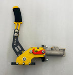 Yellow Hydraulic Hand Brake Lever Racing E-Brake Drift Sports Modified Handbrake Refitted Competitive Lever Gear Hand Brake Aluminum Alloy Hydraulic Car Handbrake-1PC