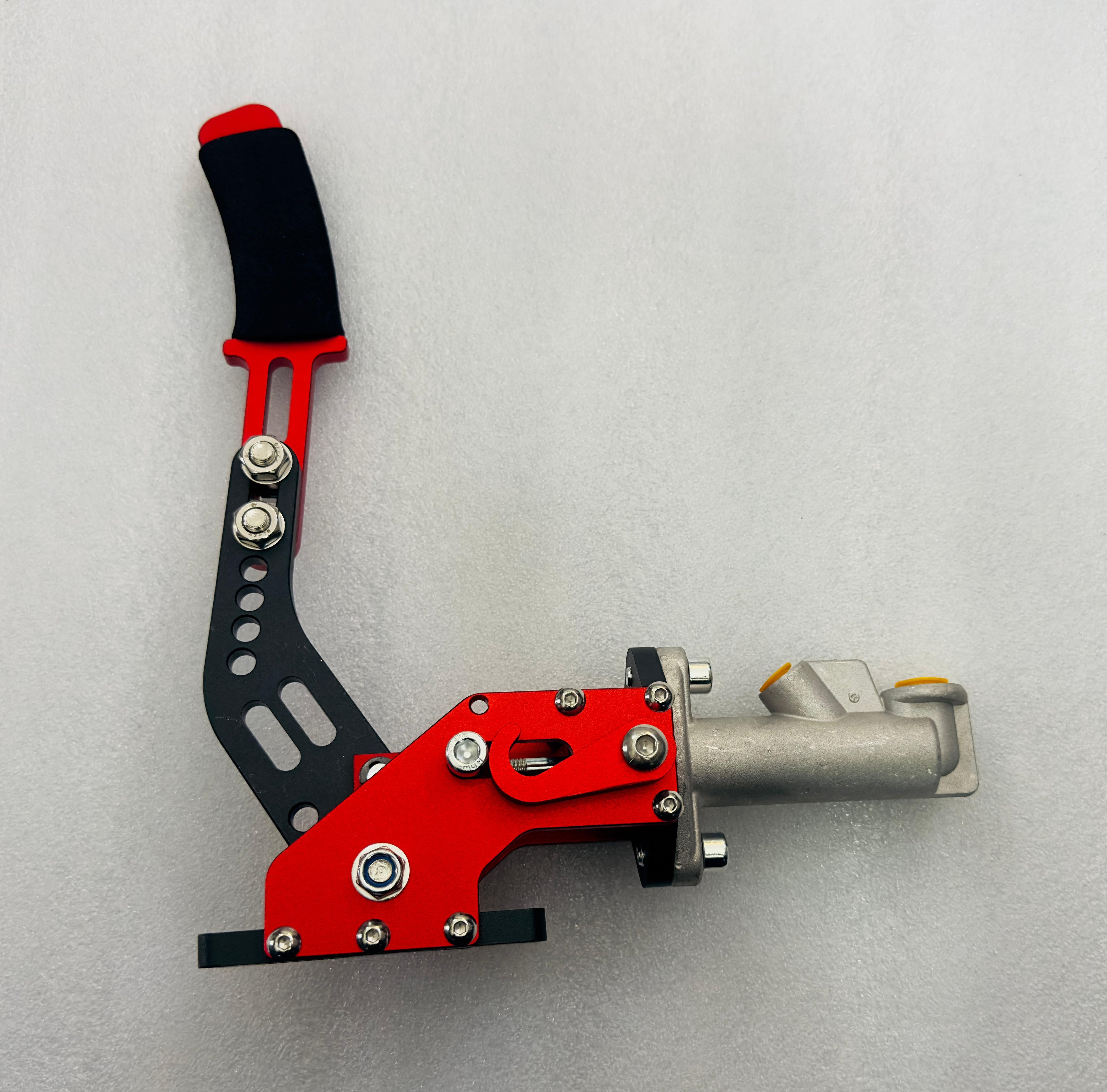 Red Hydraulic Hand Brake Lever Racing E-Brake Drift Sports Modified Handbrake Refitted Competitive Lever Gear Hand Brake Aluminum Alloy Hydraulic Adjustable Car Handbrake