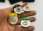WHEEL DISC AC Vent Perfume ABS Body Car Design Organic Fragrance Air Freshener Perfume-1 Piece