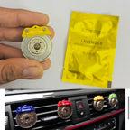WHEEL DISC AC Vent Perfume ABS Body Car Design Organic Fragrance Air Freshener Perfume-1 Piece