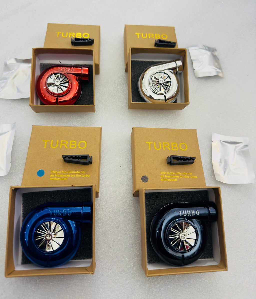 TURBO AC Vent Perfume ABS Body Car Design Organic Fragrance Air Freshener Perfume-1PC