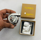 SILVER TURBO AC Vent Perfume ABS Body Car Design Organic Fragrance Air Freshener Perfume-1 Piece