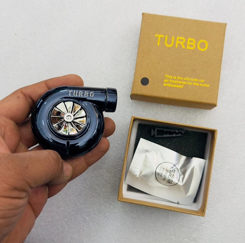 TURBO AC Vent Perfume ABS Body Car Design Organic Fragrance Air Freshener Perfume-1PC