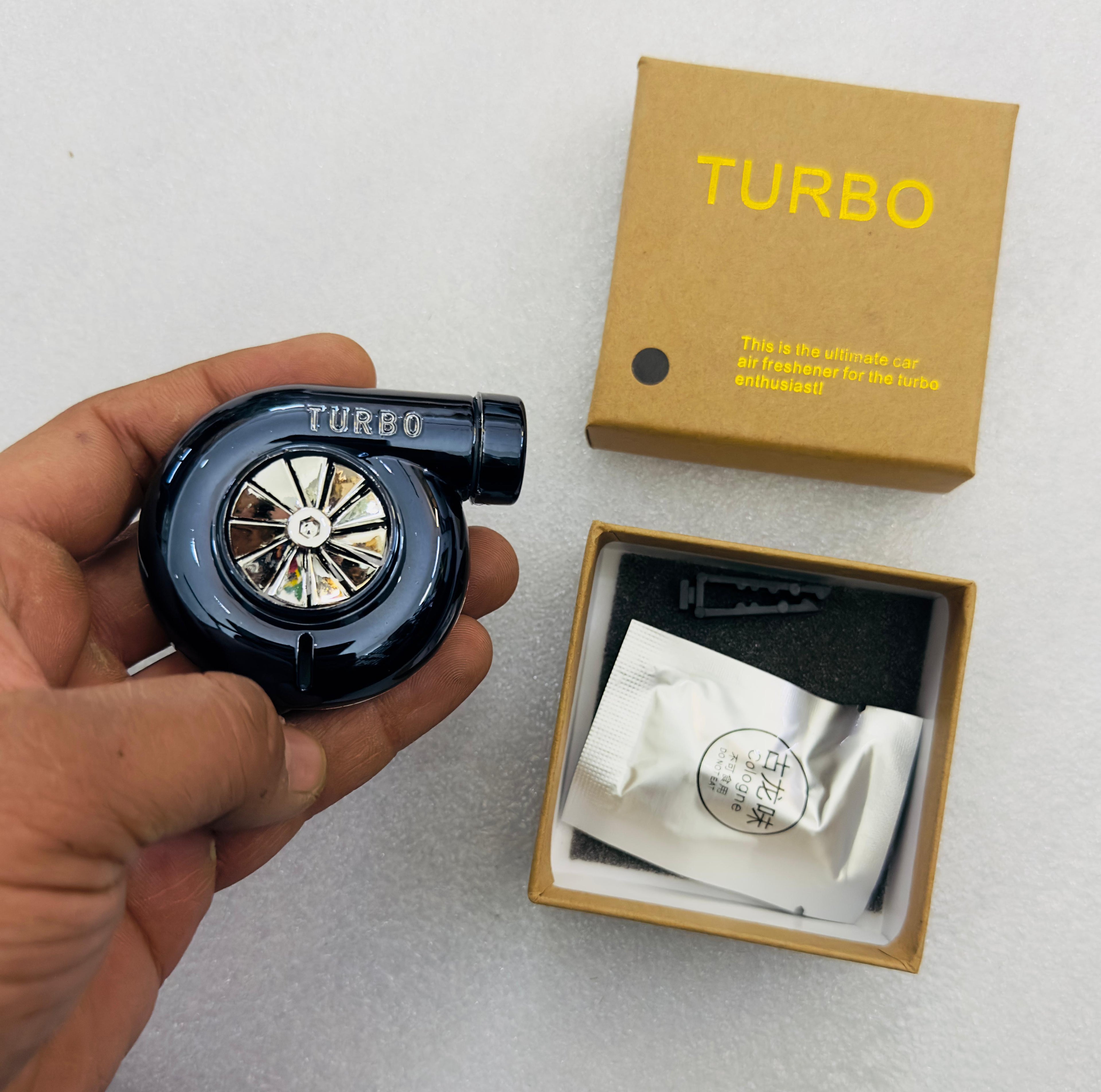 TURBO AC Vent Perfume ABS Body Car Design Organic Fragrance Air Freshener Perfume-1PC