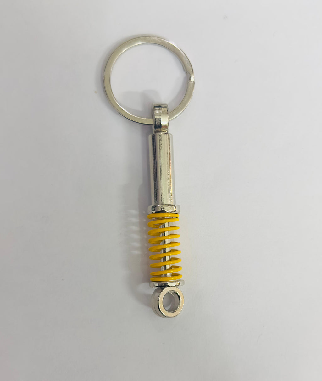 YELLOW Shocker Design Metal Keychain Car Styling Keychain Shocker Key Ring Durable Metal Key chain Pendant Ring.