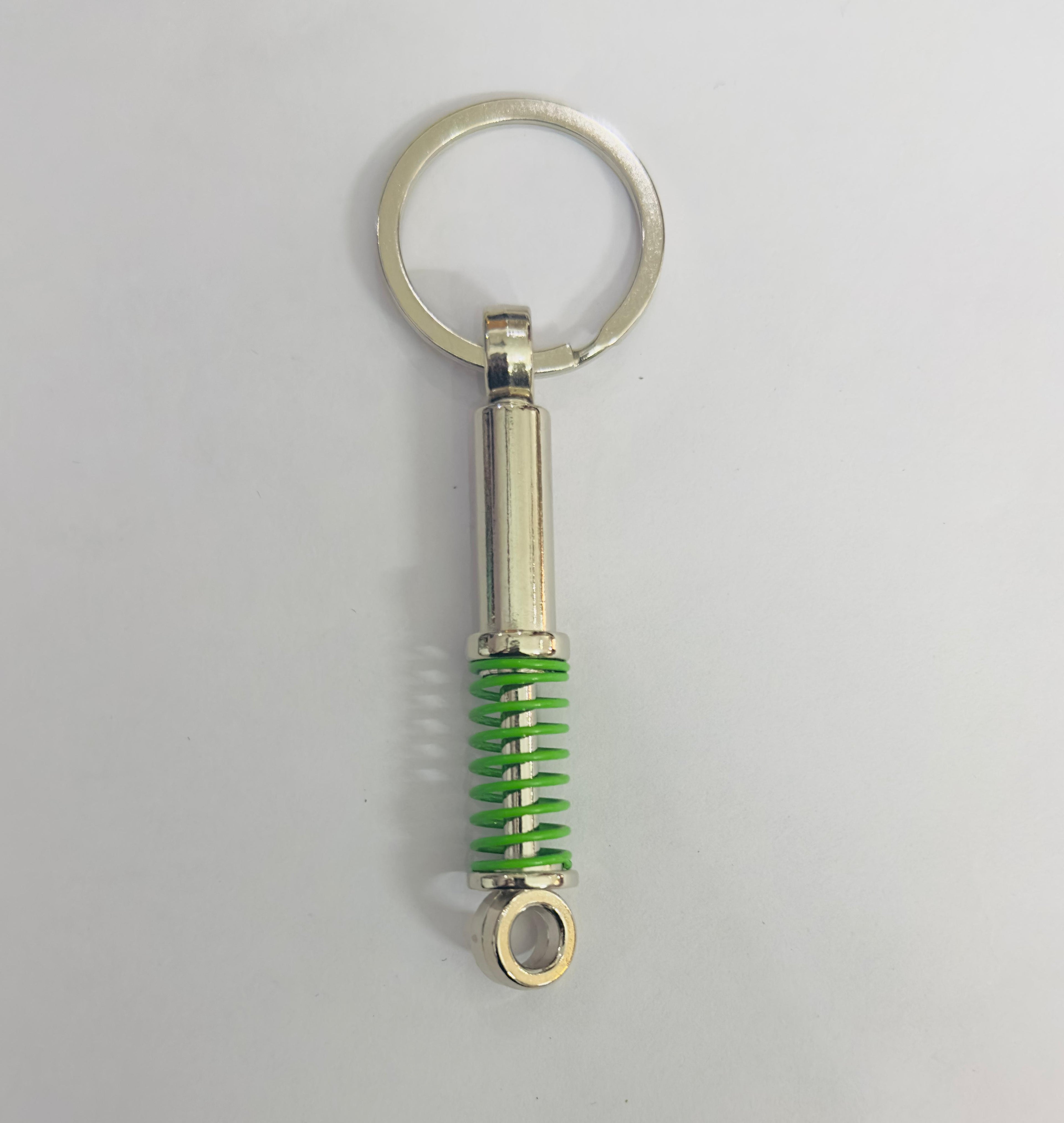 Green Shocker Design Metal Keychain Car Styling Keychain Shocker Key Ring Durable Metal Key chain Pendant Ring.
