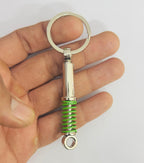 Green Shocker Design Metal Keychain Car Styling Keychain Shocker Key Ring Durable Metal Key chain Pendant Ring.