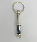 Black Shocker Design Metal Keychain Car Styling JDM Keychain Shocker Key Ring Metal Key chain Pendant Ring