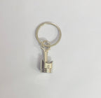 Silver Piston Design Metal Keychain Car Styling JDM Keychain Piston Key Ring Metal Key chain Pendant Ring