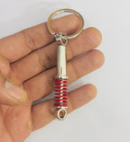 RED Shocker Design Metal Keychain Car Styling Keychain Shocker Key Ring Durable Metal Key chain Pendant Ring.