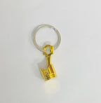 Piston Design Metal Keychain Car Styling JDM Keychain Piston Key Ring Metal Key chain Pendant Ring