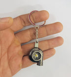 Black Turbo Design Metal Keychain Car Styling Keychain Turbo Key Ring Metal Key chain Pendant Ring
