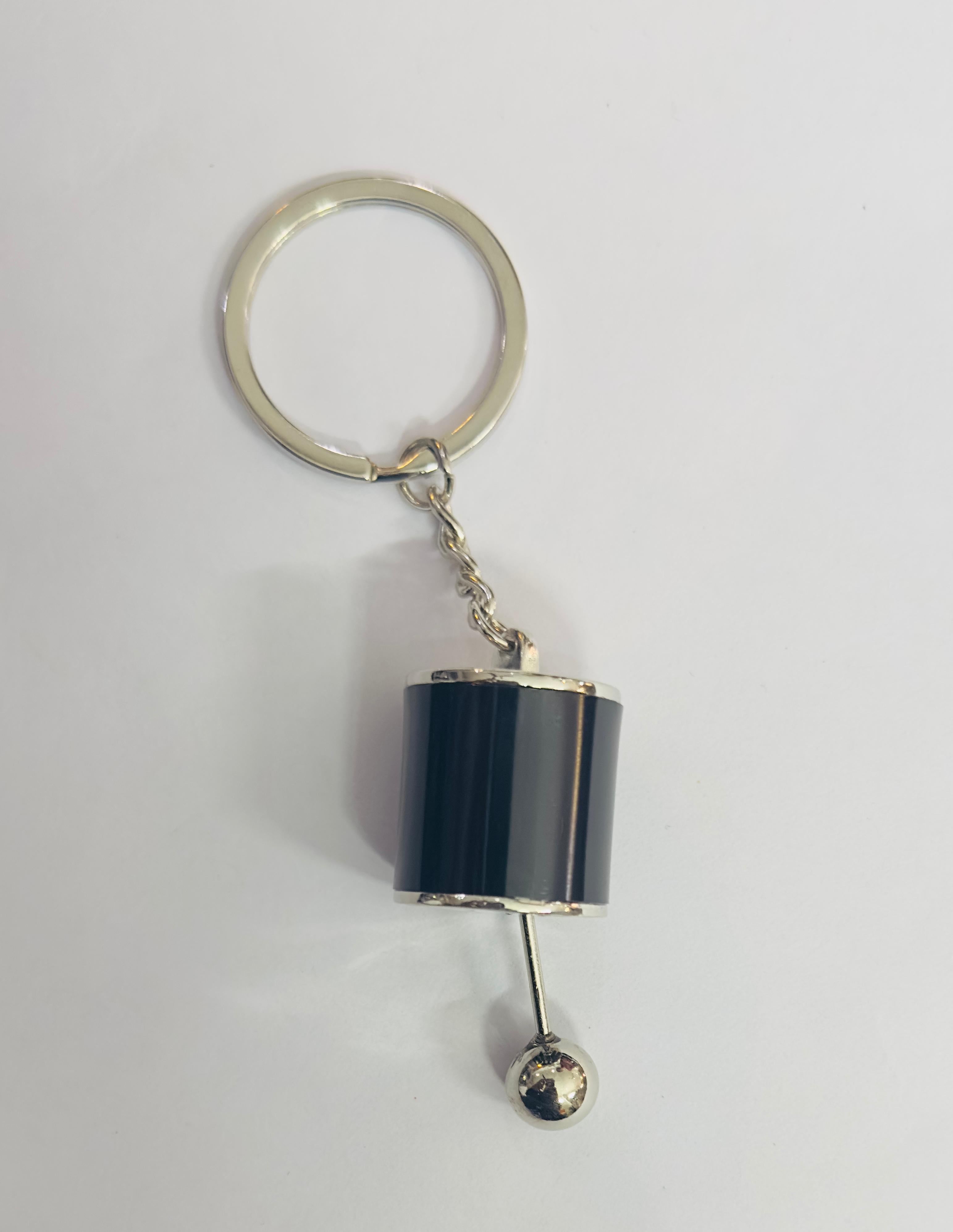 GEAR BOX KNOB Car Styling Metal Keychain Car Keychain Gear Knob Key Ring Metal Keychain Pendant Ring