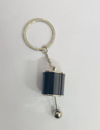 GEAR BOX KNOB Car Styling Metal Keychain Car Keychain Gear Knob Key Ring Metal Keychain Pendant Ring