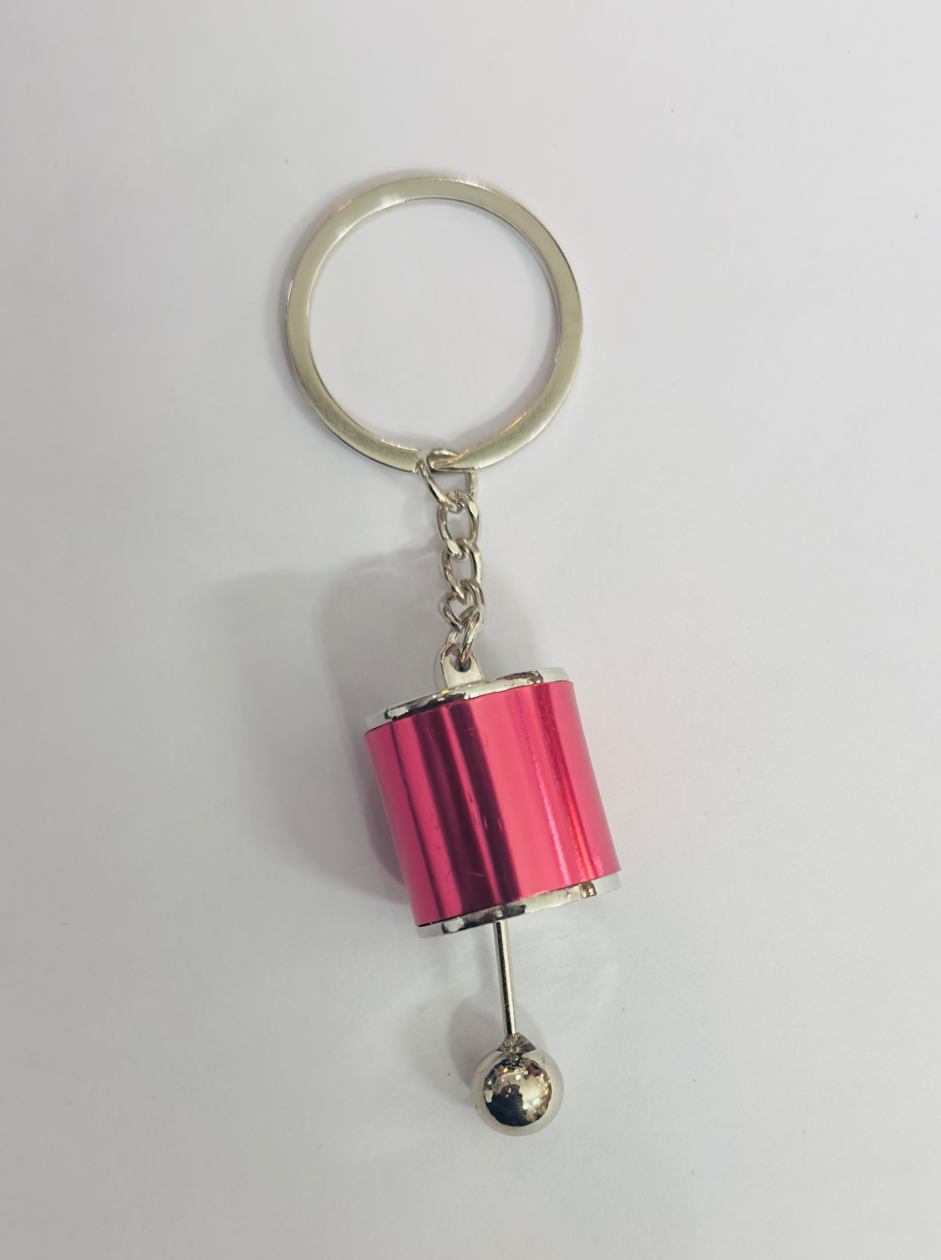 GEAR BOX KNOB Car Styling Metal Keychain Car Keychain Gear Knob Key Ring Metal Keychain Pendant Ring