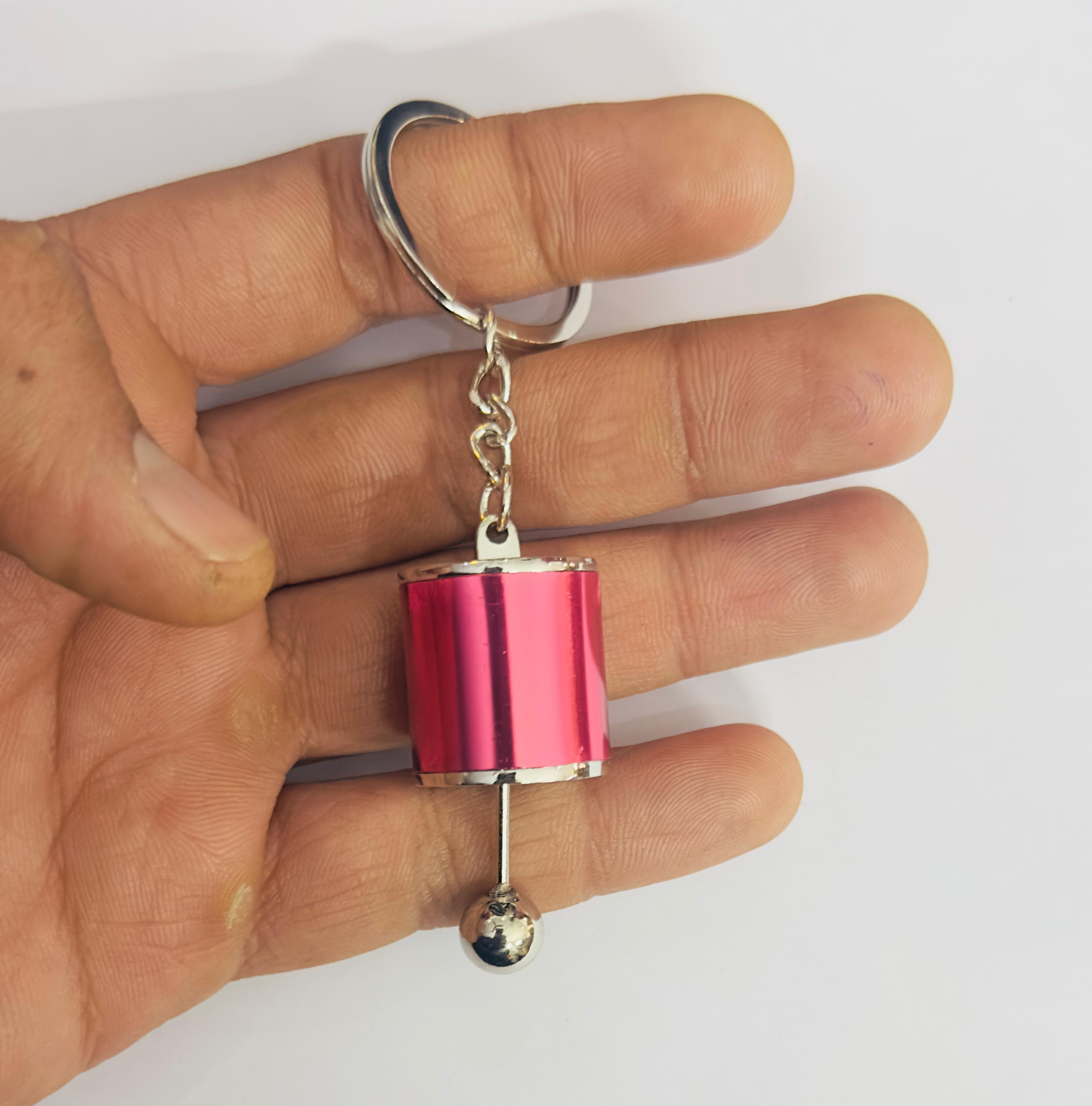 GEAR BOX KNOB Car Styling Metal Keychain Car Keychain Gear Knob Key Ring Metal Keychain Pendant Ring