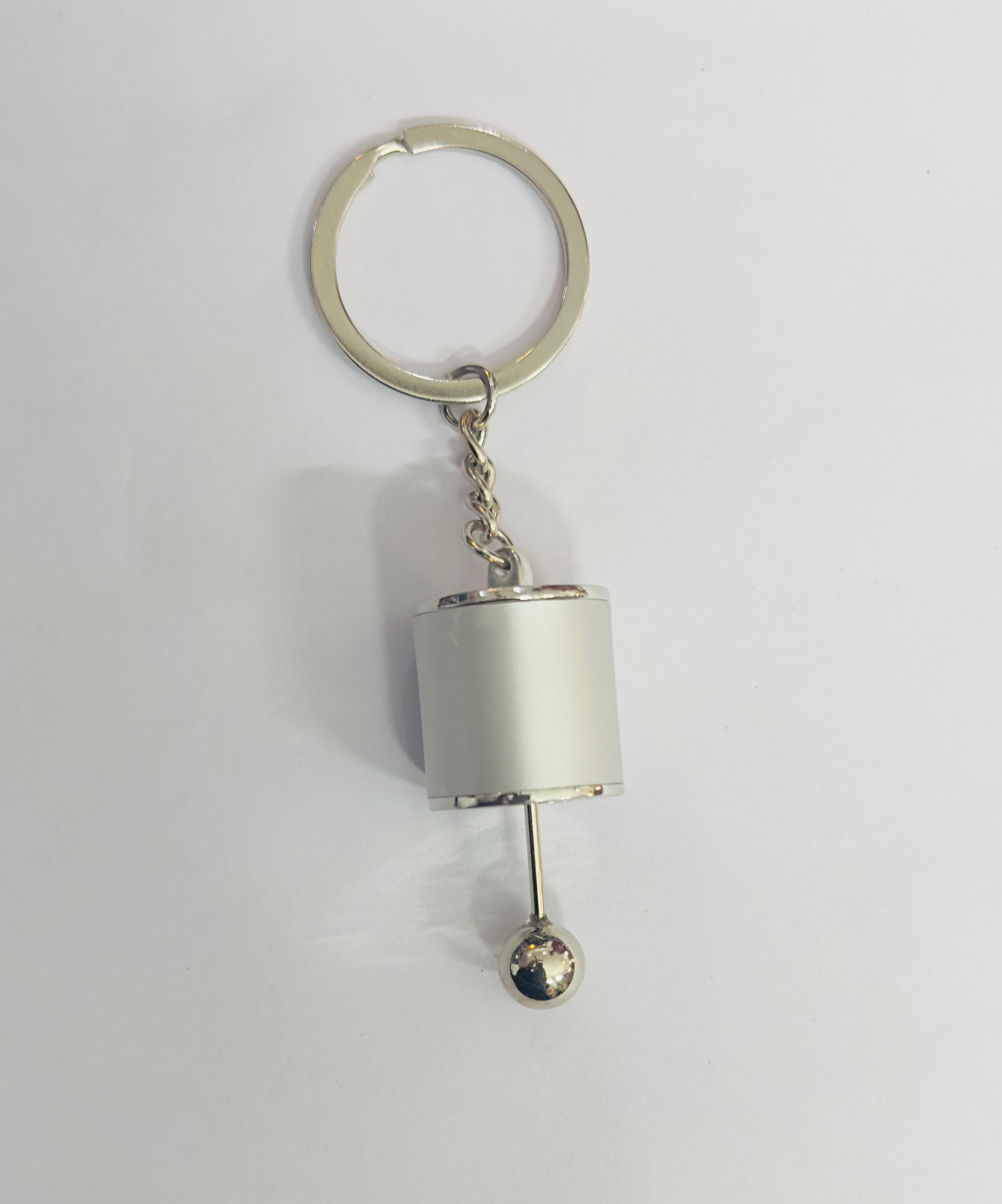 GEAR BOX KNOB Car Styling Metal Keychain Car Keychain Gear Knob Key Ring Metal Keychain Pendant Ring