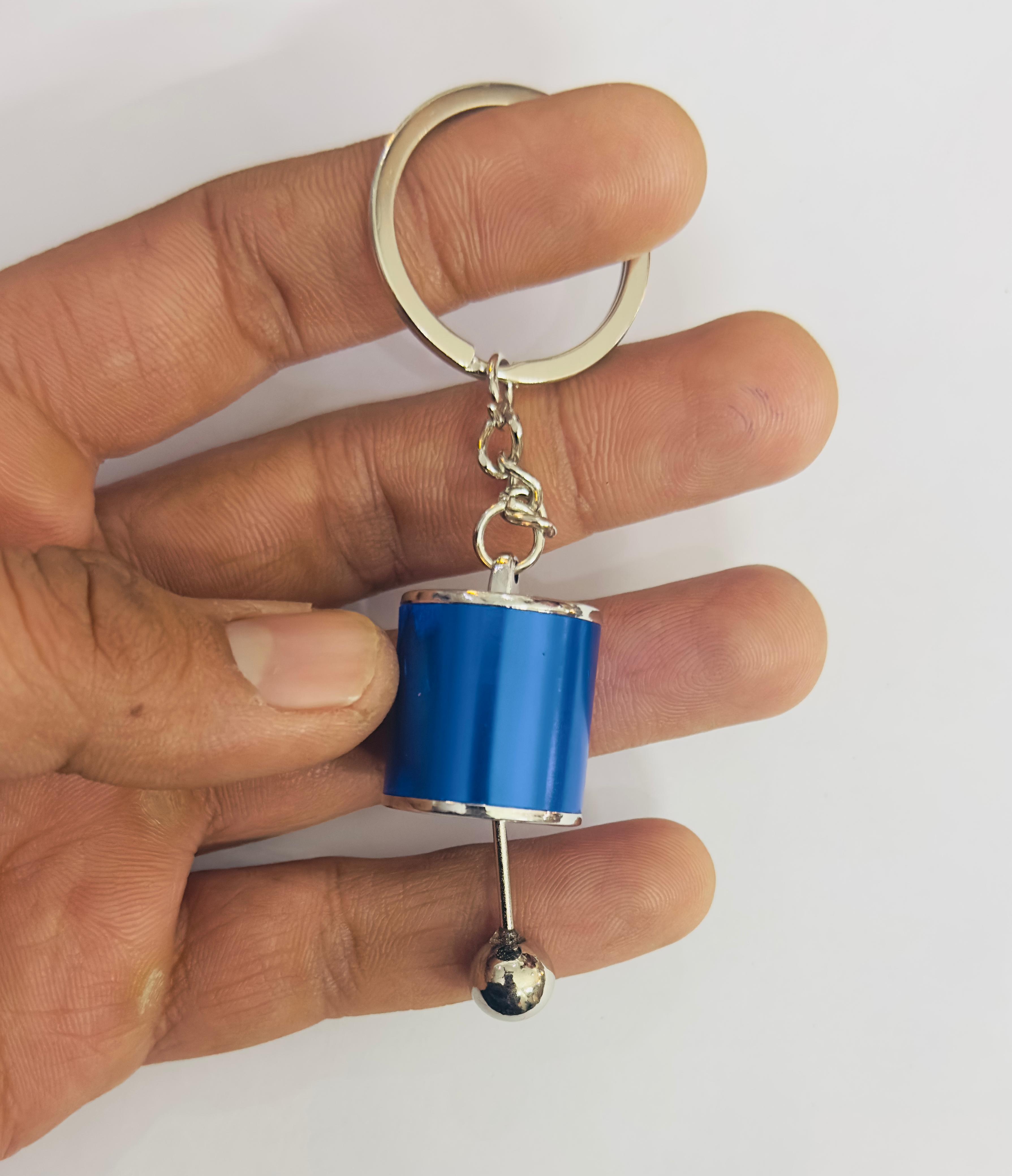 GEAR BOX KNOB Car Styling Metal Keychain Car Keychain Gear Knob Key Ring Metal Keychain Pendant Ring