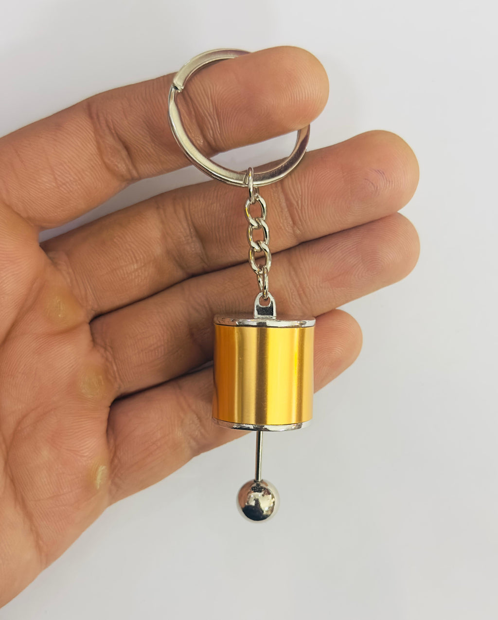 GEAR BOX KNOB Car Styling Metal Keychain Car Keychain Gear Knob Key Ring Metal Keychain Pendant Ring