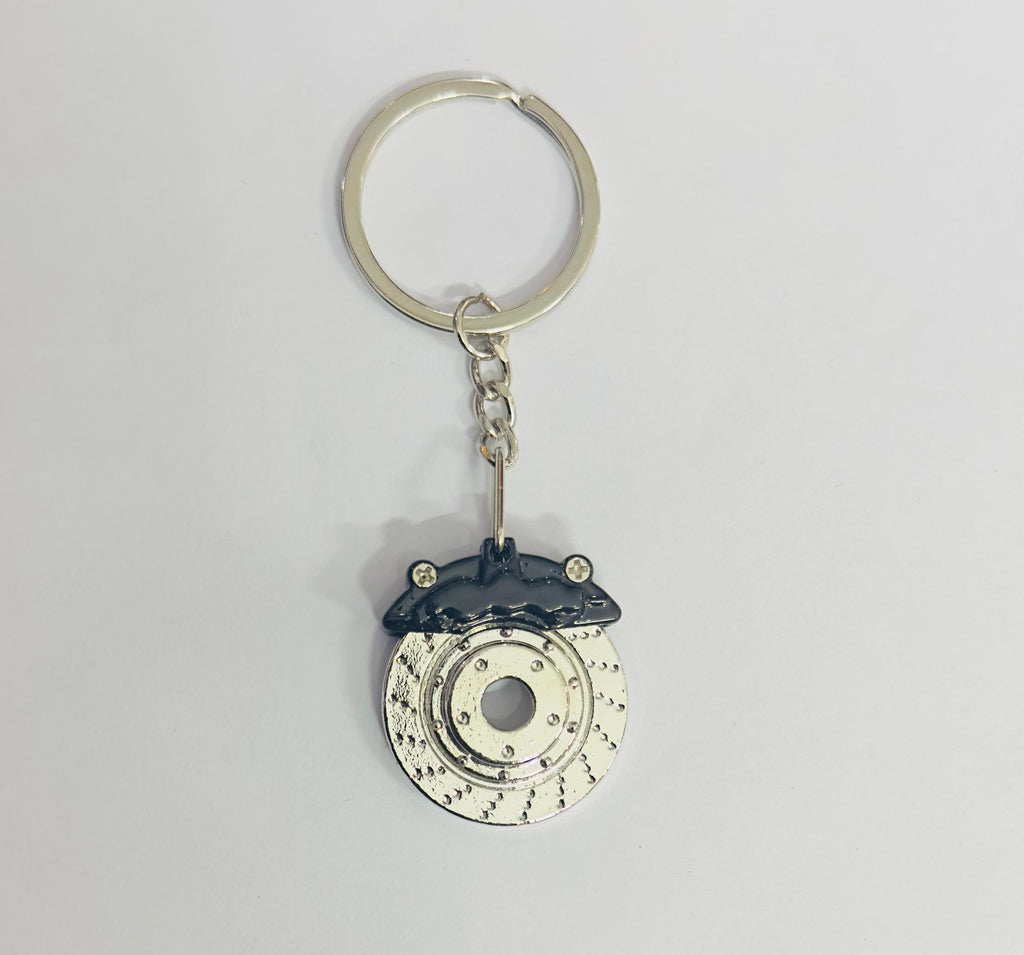 Wheel Disc Design Metal Keychain Car Styling Keychain Wheel Disc Key Ring Metal Key chain Pendant Ring