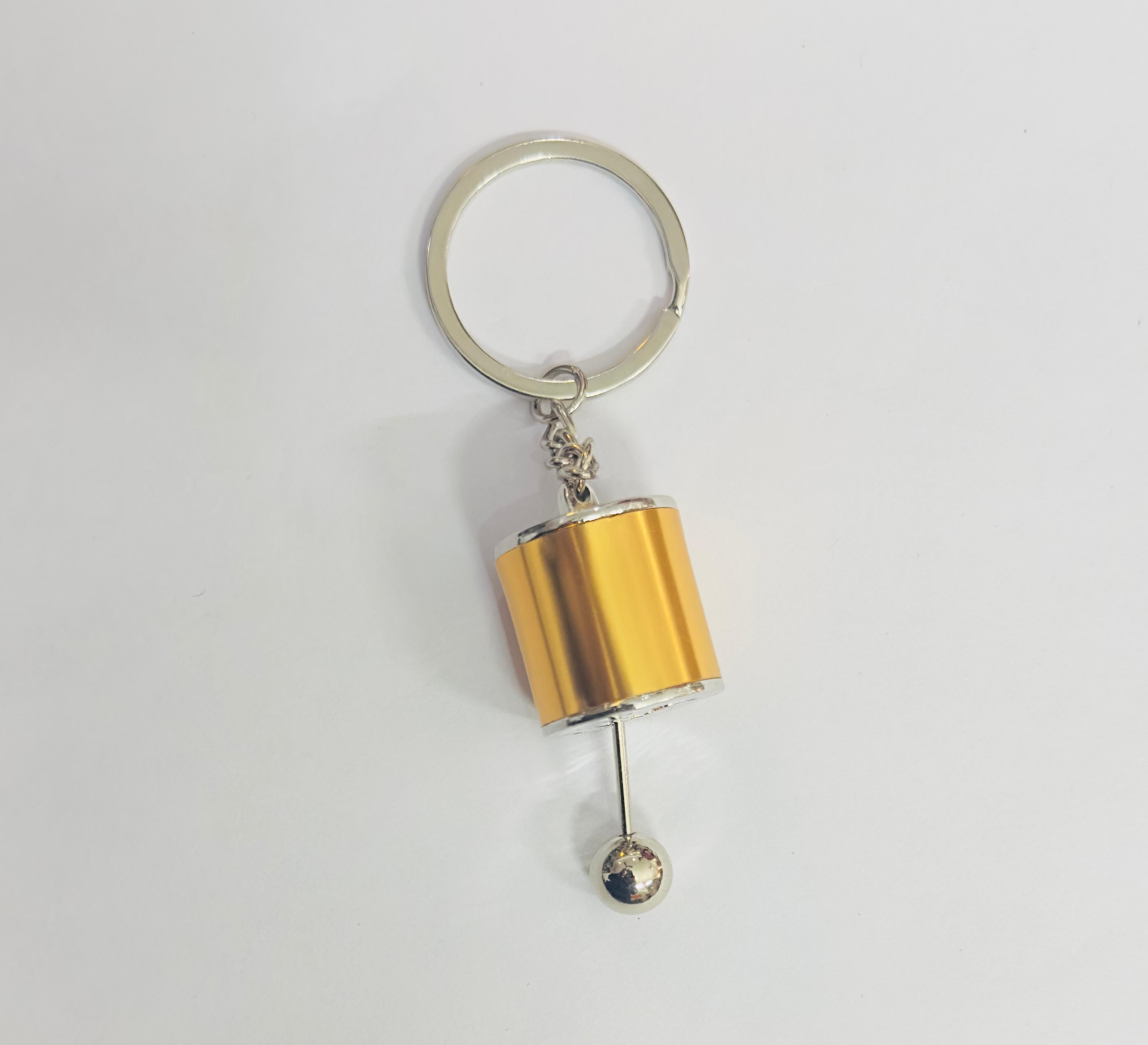 GEAR BOX KNOB Car Styling Metal Keychain Car Keychain Gear Knob Key Ring Metal Keychain Pendant Ring