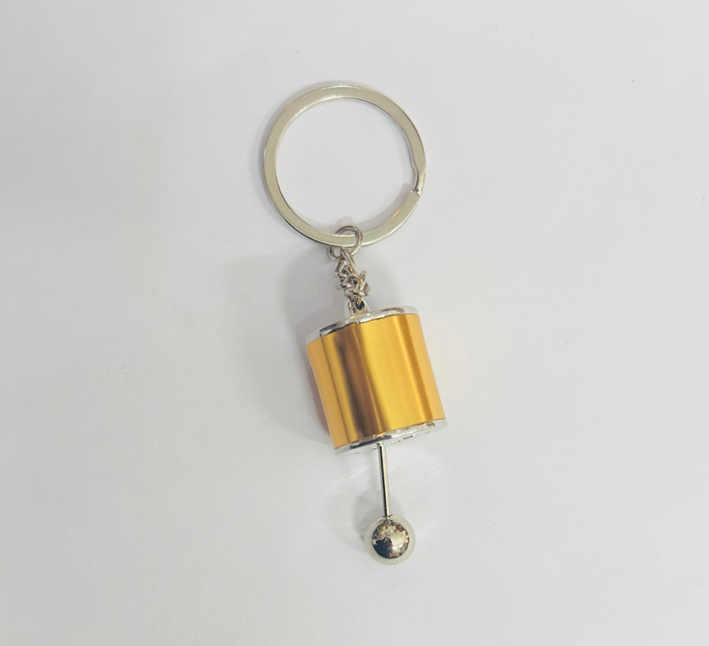GEAR BOX KNOB Car Styling Metal Keychain Car Keychain Gear Knob Key Ring Metal Keychain Pendant Ring