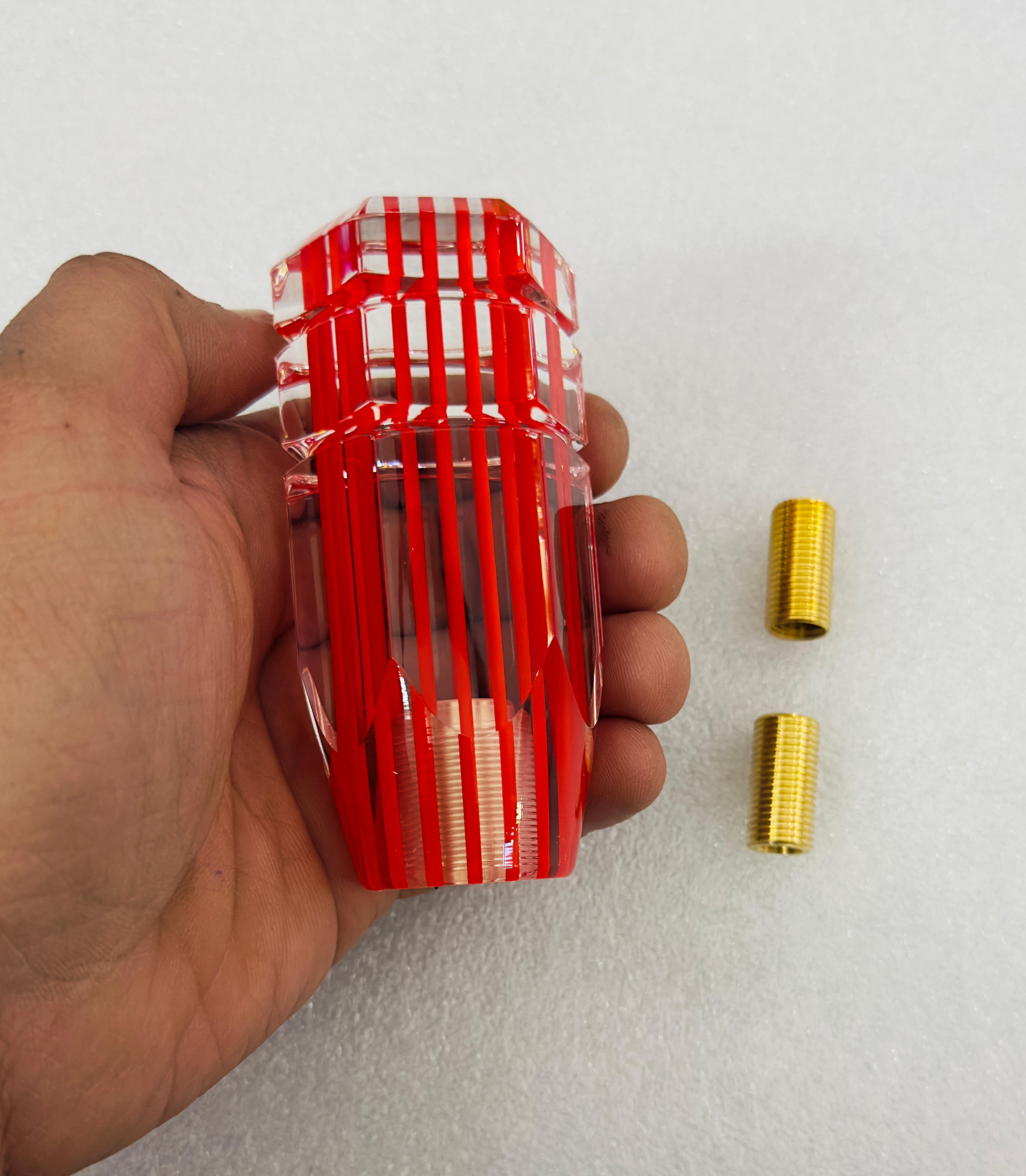 10cm Lining Bubble Gear Shift Knob Stick Shifter Crystal Acrylic Car Shift Knob Gear Stick Novelty Shifter Knobs Gradient Cool Shift Head Adjustable Lining Bubble 1 Piece
