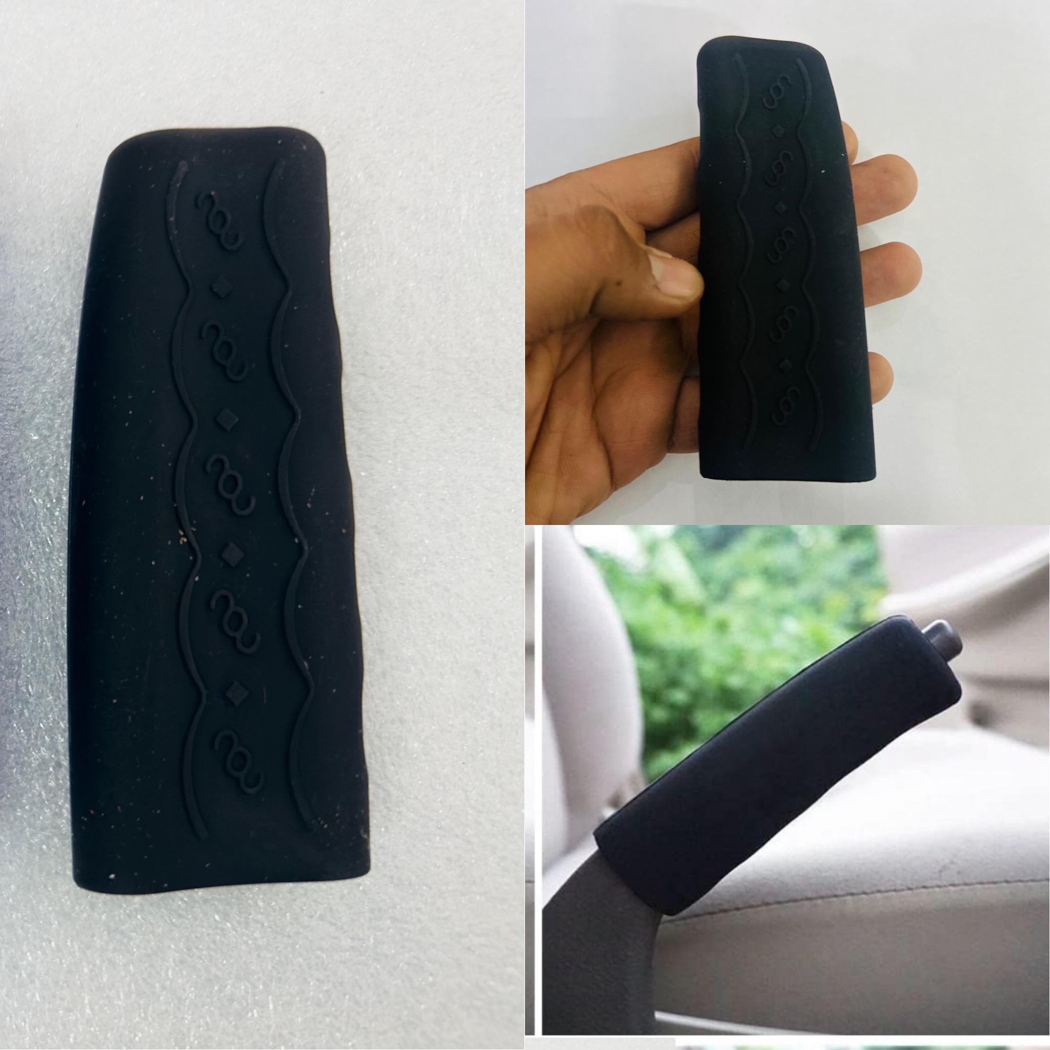 Black Silicone Car Hand Brake Cover Anti-slip Hand Brake Lever Cover Wear-resistant Universal Car Hand Brake Cover Car Accessories 1PC.
