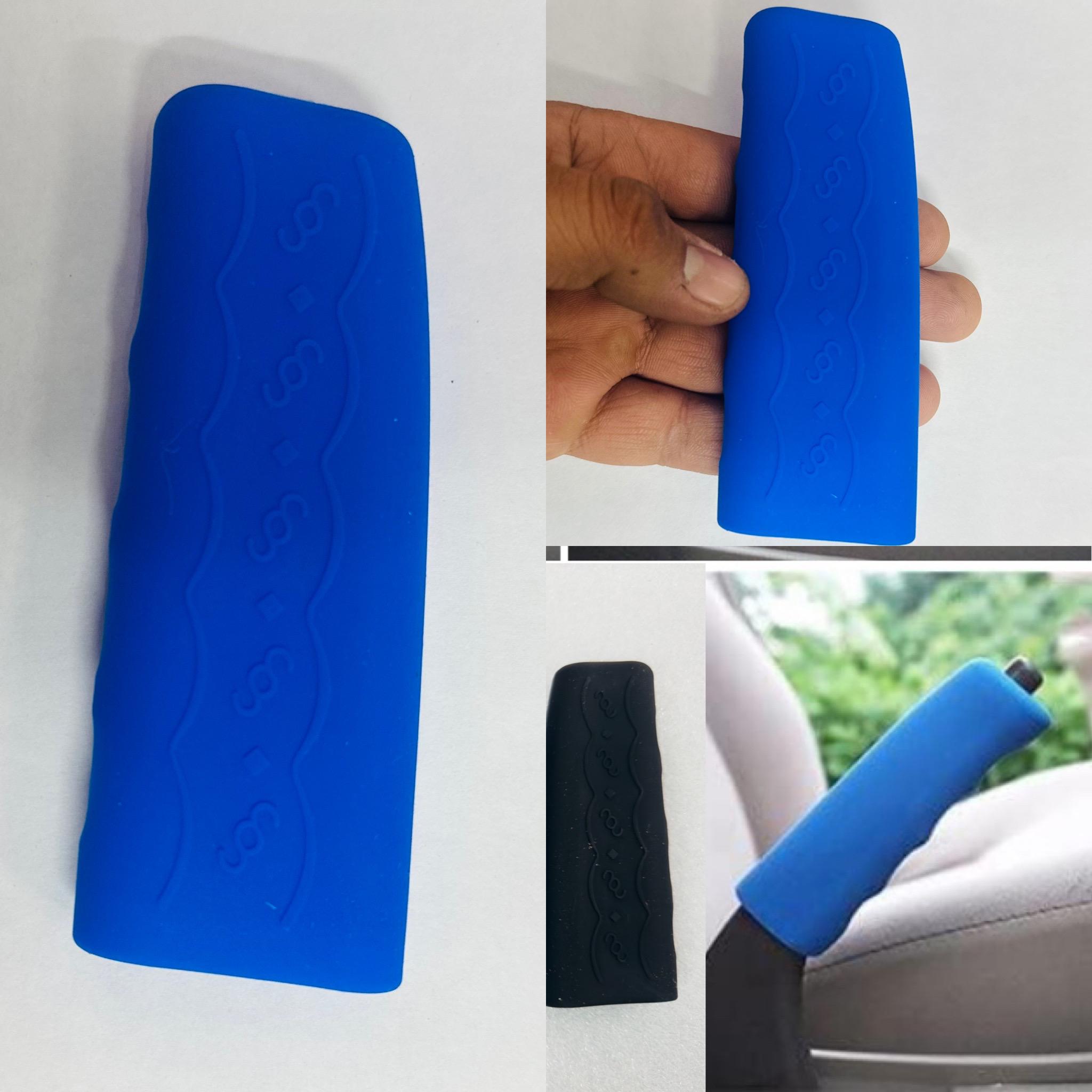 Blue Silicone Car Handbrake Cover, Anti-slip Hand Brake Cover Wear-resistant Car Hand Brake Cover Car Accessories-1Piece
