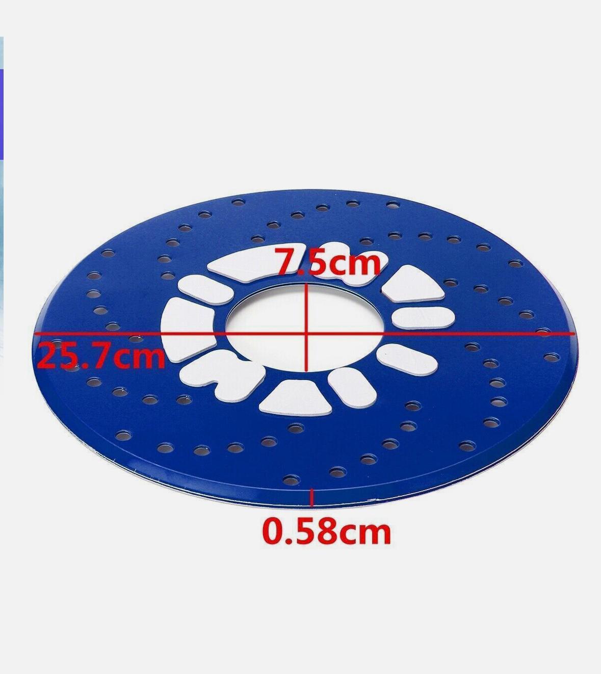BLUE DISC PLATE ALLOY Disc Brake Cover Car Retrofit Protector Adapter Aluminum Auto Car Wheel Decorative Brakes&nbsp;