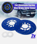 BLUE DISC PLATE ALLOY Disc Brake Cover Car Retrofit Protector Adapter Aluminum Auto Car Wheel Decorative Brakes&nbsp;