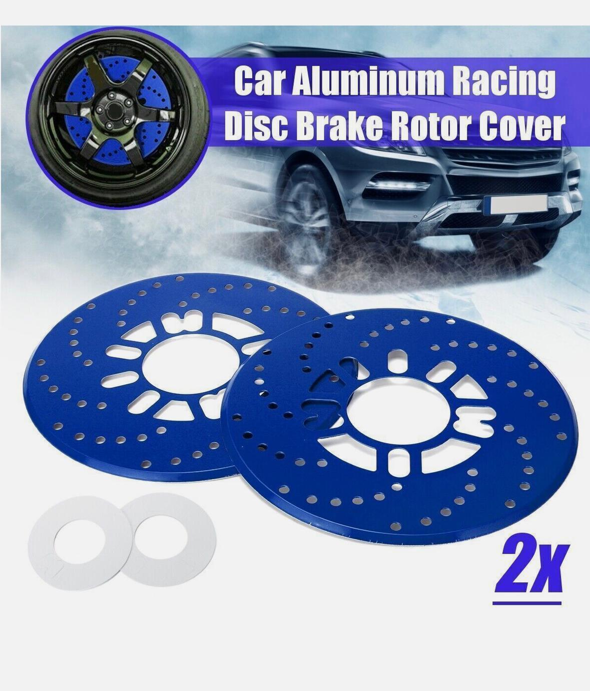 BLUE DISC PLATE ALLOY Disc Brake Cover Car Retrofit Protector Adapter Aluminum Auto Car Wheel Decorative Brakes&nbsp;