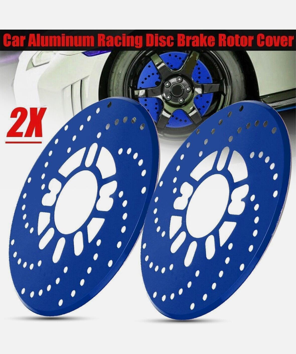BLUE DISC PLATE ALLOY Disc Brake Cover Car Retrofit Protector Adapter Aluminum Auto Car Wheel Decorative Brakes&nbsp;