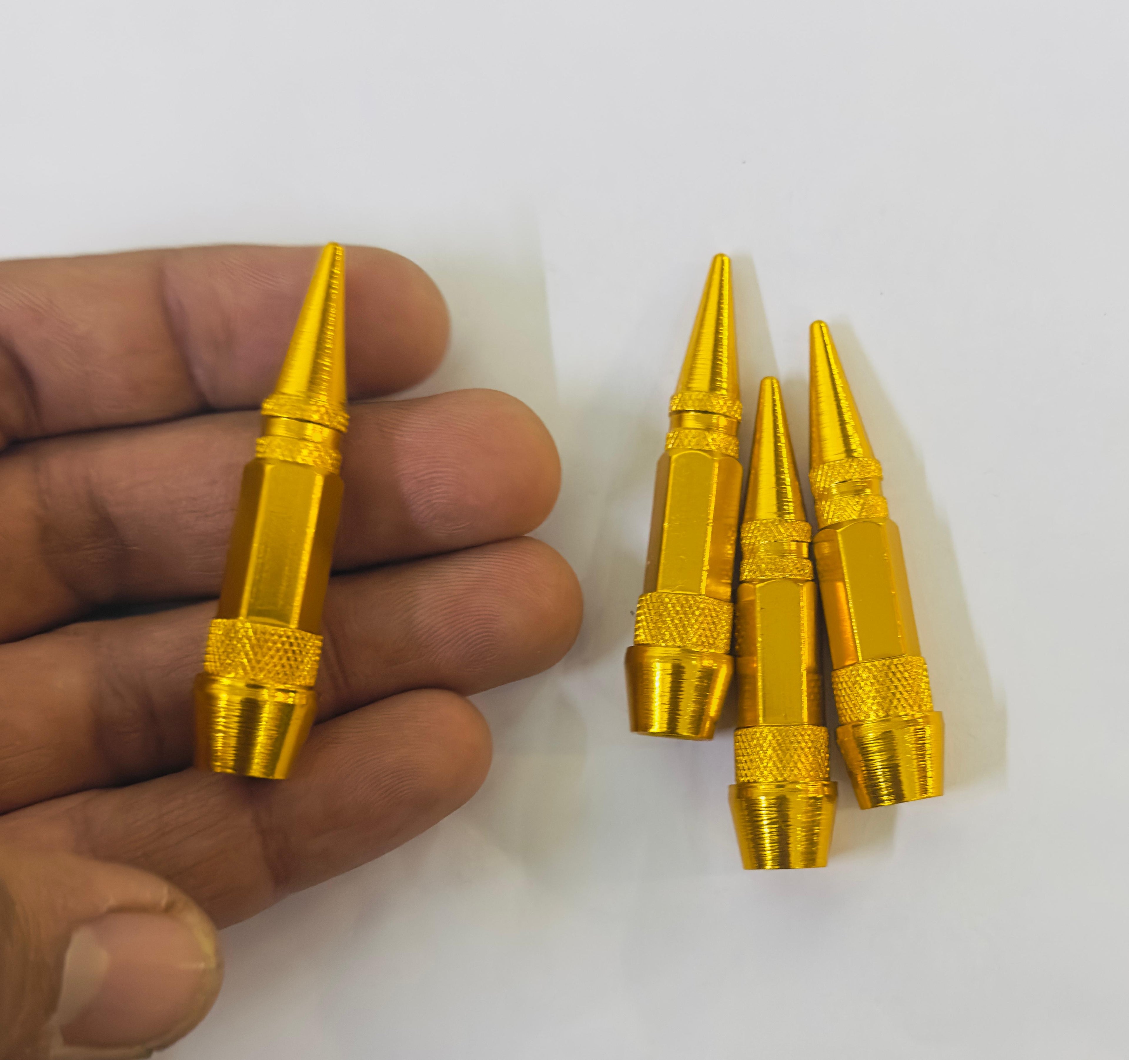 Long Impale Spiked Valve Caps Stem,Air Caps Aluminum Alloy Cool Tire Valve Caps for Cars,SUVs Trucks Bicycles and Motorcycles Tyre Valve