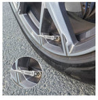 Long Impale Spiked Valve Caps Stem,Air Caps Aluminum Alloy Cool Tire Valve Caps for Cars,SUVs Trucks Bicycles and Motorcycles Tyre Valve (4PC SILVER TYRE Valve)