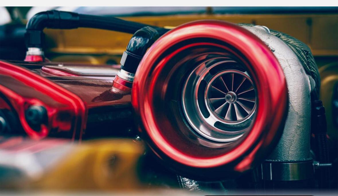 Cold Air Compressor Velocity Stack Turbo Inlet Horn Kit Aluminum Alloy Short Cold Air Engine Intake Speed Flow Turbo Horn Stack (RED COLD AIR COMPRESSOR)