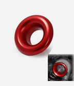 Cold Air Compressor Velocity Stack Turbo Inlet Horn Kit Aluminum Alloy Short Cold Air Engine Intake Speed Flow Turbo Horn Stack (RED COLD AIR COMPRESSOR)