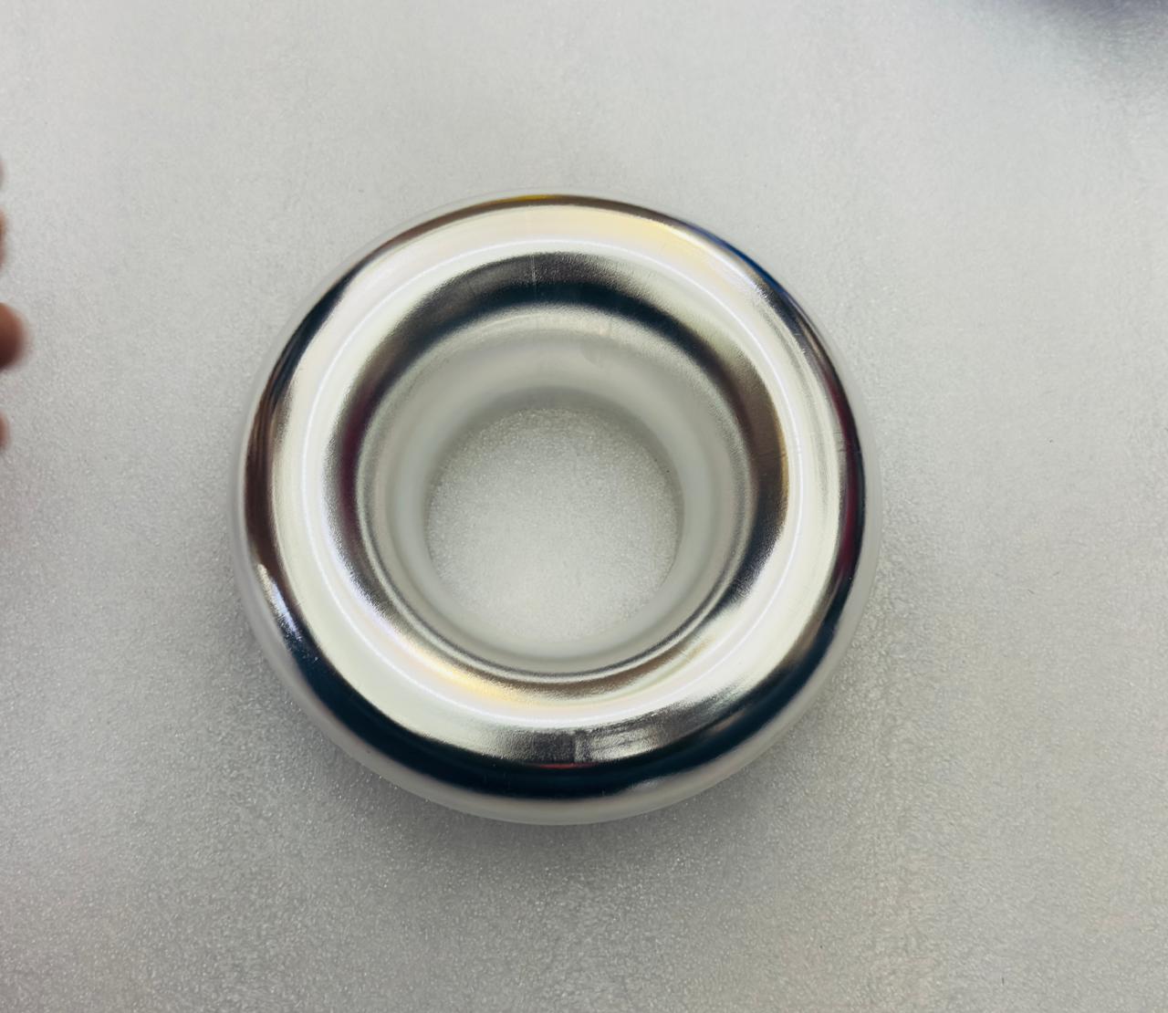 Cold Air Compressor Velocity Stack Turbo Inlet Horn Kit Aluminum Alloy Short Cold Air Engine Intake Speed Flow Turbo Horn Stack (SILVER COLD AIR COMPRESSOR)