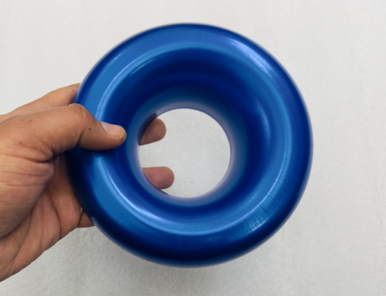Cold Air Compressor Velocity Stack Turbo Inlet Horn Kit Aluminum Alloy Short Cold Air Engine Intake Speed Flow Turbo Horn Stack (BLUE COLD AIR COMPRESSOR)