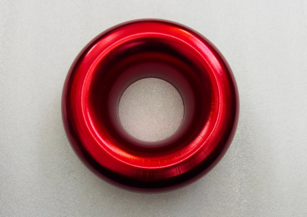 Cold Air Compressor Velocity Stack Turbo Inlet Horn Kit Aluminum Alloy Short Cold Air Engine Intake Speed Flow Turbo Horn Stack (RED COLD AIR COMPRESSOR)