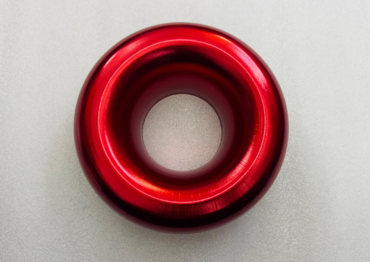 Cold Air Compressor Velocity Stack Turbo Inlet Horn Kit Aluminum Alloy Short Cold Air Engine Intake Speed Flow Turbo Horn Stack (RED COLD AIR COMPRESSOR)