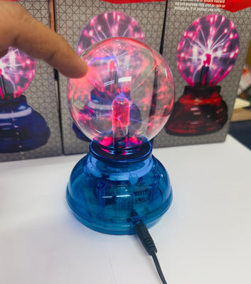 Blue Car LED Plasma Magic Ball Electrostatic Lights Lamp Crystal Lighting Plasma Dream Ball Lamp Universal