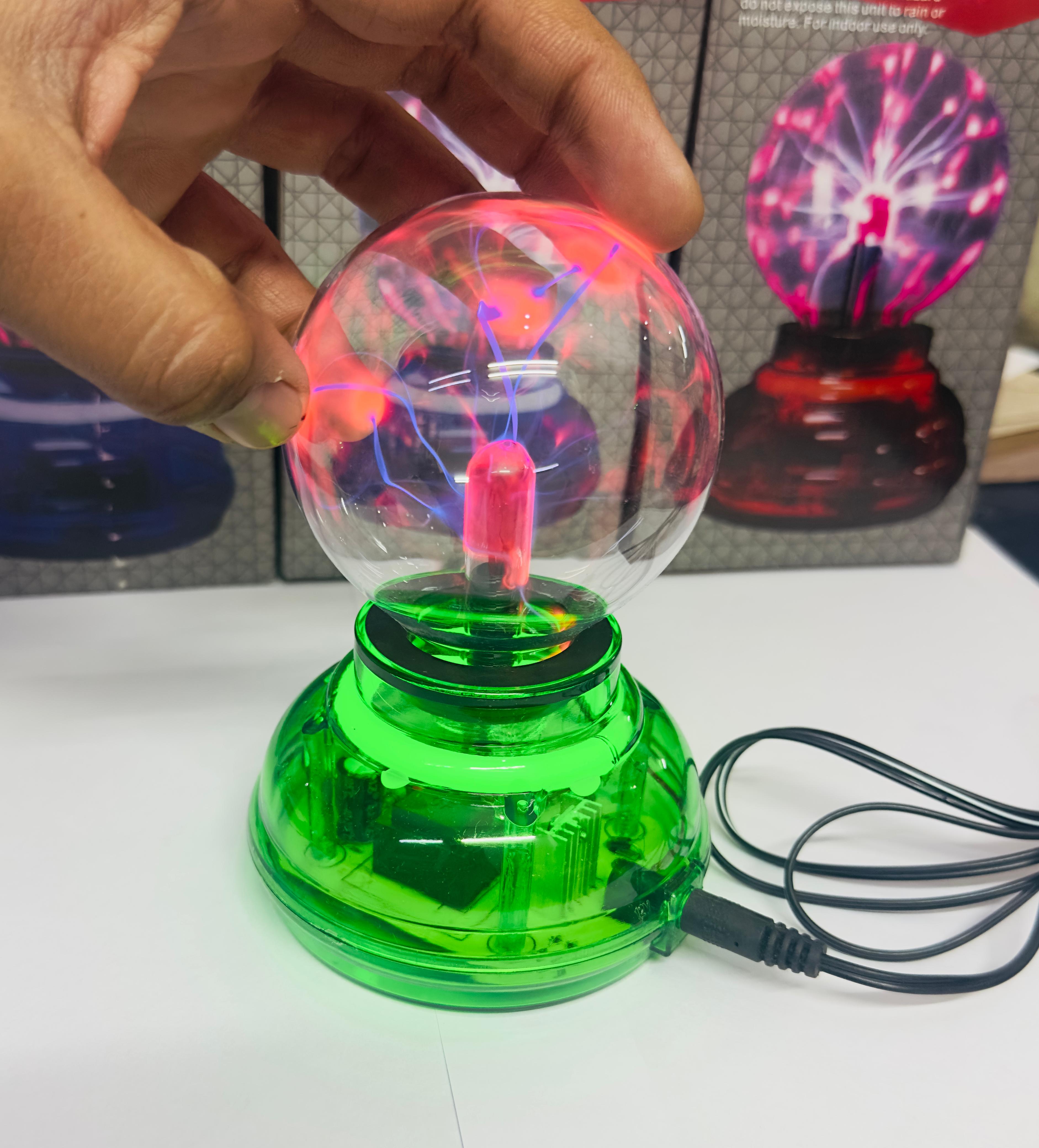 Car LED Plasma Magic Ball Electrostatic Lights Lamp Crystal Lighting Plasma Dream Ball Lamp Universal