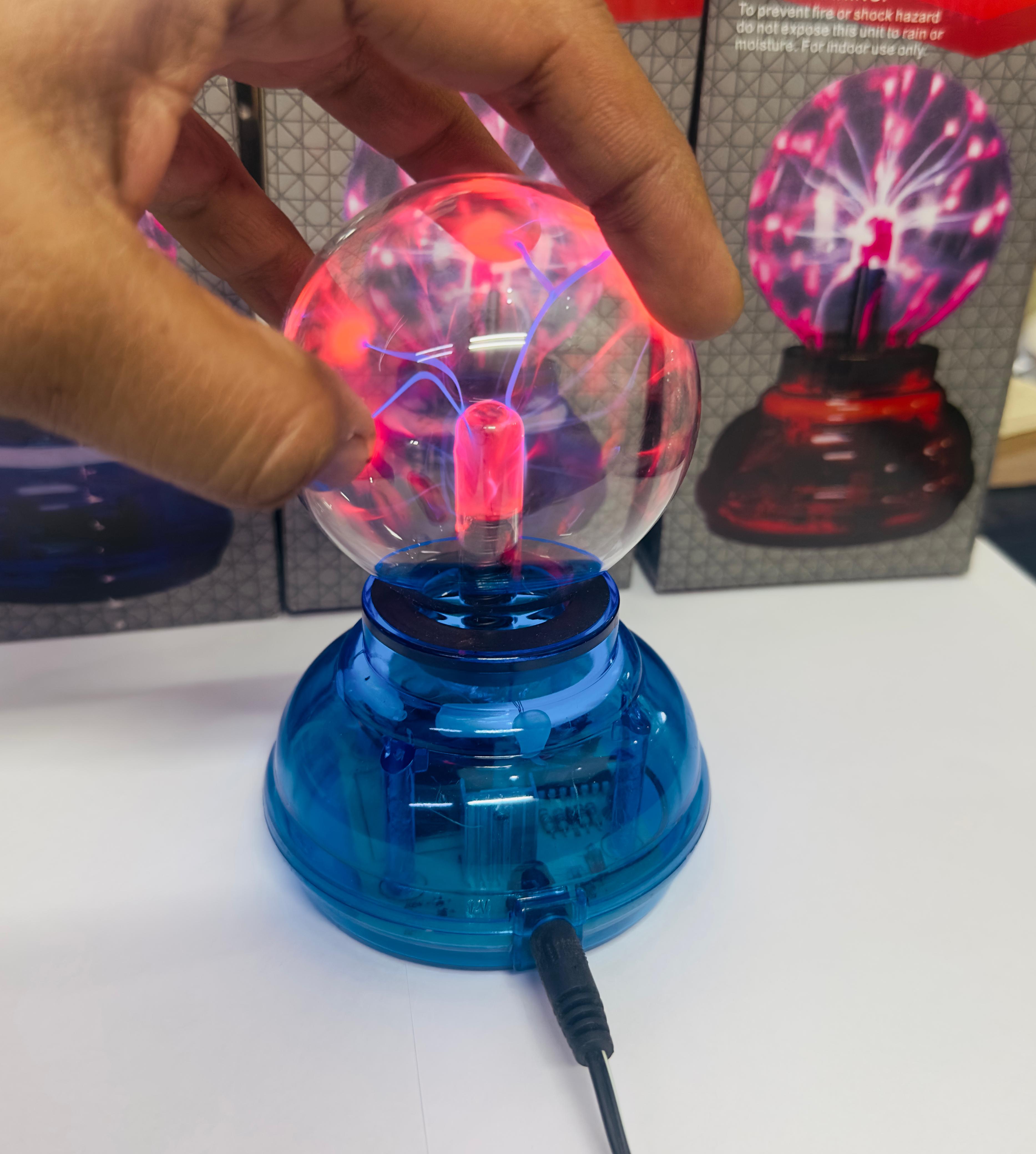 Blue Car LED Plasma Magic Ball Electrostatic Lights Lamp Crystal Lighting Plasma Dream Ball Lamp Universal