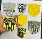 Marvel Stickers Car Emblem 3D Badge Auto Racing Sport Sticker Grand Tourer Decal (TRANSFORMERR Big Metal Sticker)
