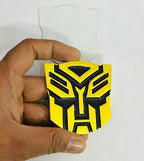Transformerr Metal Logo 7cmx7cm Marvel Stickers Car Emblem 3D Badge Auto Racing Sport Sticker Grand Tourer Decal-1Piece Metal Logo