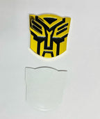 Transformerr Metal Logo 7cmx7cm Marvel Stickers Car Emblem 3D Badge Auto Racing Sport Sticker Grand Tourer Decal-1Piece Metal Logo