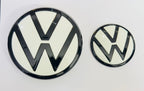 Front End Badge Emblem 3D Badge Auto Racing Sport Sticker for VW Virtus Grand Tourer Decal Logo for Car Decorations